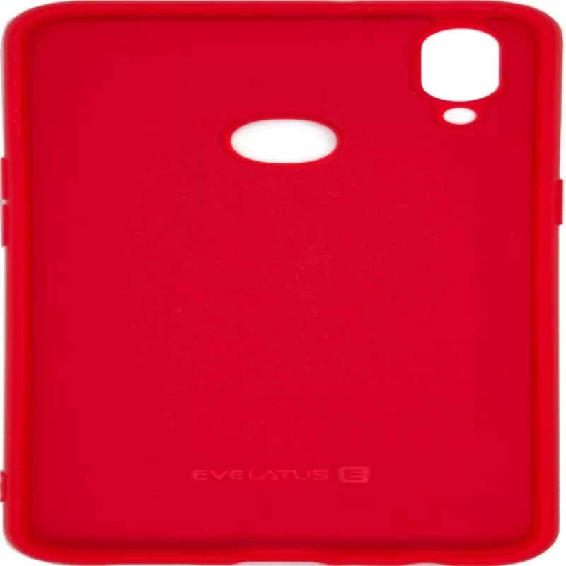 Evelatus custodia in silicone nano soft touch TPU per Samsung Galaxy A10s rossa