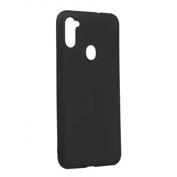 Evelatus Samsung Galaxy A11 Custodia in silicone nano Soft Touch TPU nero