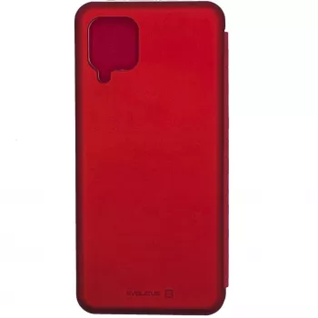 Evelatus Samsung Galaxy A12/M12 Custodia a libro rossa