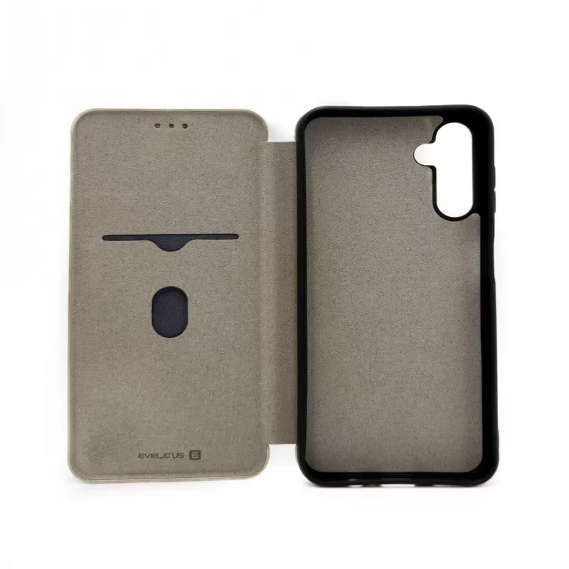 Evelatus Samsung Galaxy A14 5G custodia a libro oro