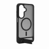 Evelatus Custodia gommata MagSafe con supporto per Samsung Galaxy A17 4G / A17 5G nero