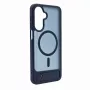 Evelatus Samsung Galaxy A17 4G / A17 5G Custodia MagSafe gommata con supporto blu navy