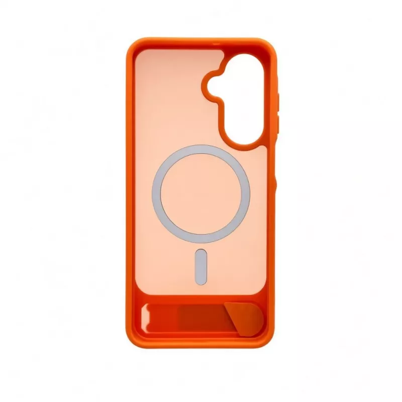 Evelatus Samsung Galaxy A17 4G / A17 5G Custodia MagSafe gommata con supporto arancione