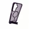 Evelatus Custodia gommata MagSafe con supporto per Samsung Galaxy A17 4G / A17 5G viola