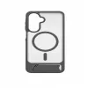 Evelatus Custodia gommata MagSafe con supporto per Samsung Galaxy A17 4G / A17 5G grigio fumo