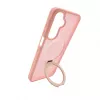 Evelatus Custodia protettiva con MagSafe e supporto per Samsung Galaxy A17 4G / A17 5G anello opaco rosa chiaro