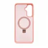 Evelatus Custodia protettiva con MagSafe e supporto per Samsung Galaxy A17 4G / A17 5G anello opaco rosa chiaro