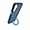 Evelatus Samsung Galaxy A17 4G / A17 5G Custodia Shield con MagSafe e supporto, blu navy opaco
