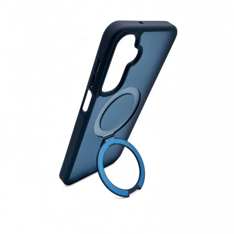 Evelatus Samsung Galaxy A17 4G / A17 5G Custodia Shield con MagSafe e supporto, blu navy opaco