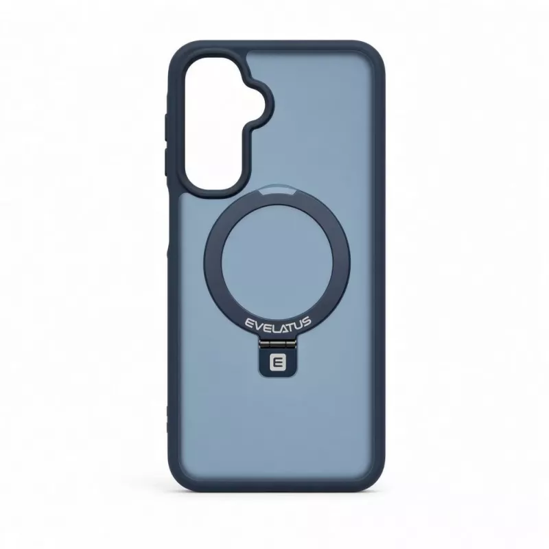 Evelatus Samsung Galaxy A17 4G / A17 5G Custodia Shield con MagSafe e supporto, blu navy opaco