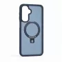 Evelatus Samsung Galaxy A17 4G / A17 5G Custodia Shield con MagSafe e supporto, blu navy opaco