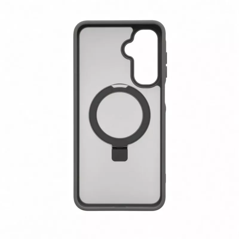 Evelatus Samsung Galaxy A17 4G / A17 5G Custodia protettiva con MagSafe e supporto, anello opaco grigio fumo
