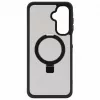 Evelatus Samsung Galaxy A17 4G / A17 5G Custodia protettiva con MagSafe e supporto anello opaco nero