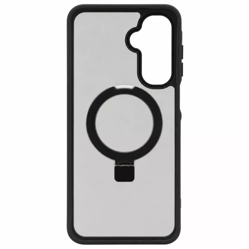 Evelatus Samsung Galaxy A17 4G / A17 5G Custodia protettiva con MagSafe e supporto anello opaco nero