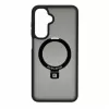 Evelatus Samsung Galaxy A17 4G / A17 5G Custodia protettiva con MagSafe e supporto anello opaco nero