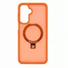 Evelatus Samsung Galaxy A17 4G / A17 5G Custodia protettiva con MagSafe e supporto, anello opaco, arancione