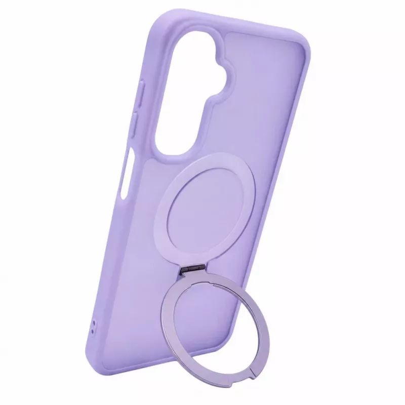 Evelatus Samsung Galaxy A17 4G / A17 5G Custodia Shield con MagSafe e supporto, anello opaco, lilla lavanda