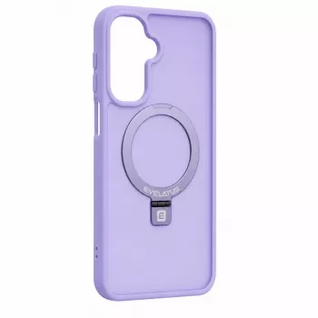 Evelatus Samsung Galaxy A17 4G / A17 5G Custodia Shield con MagSafe e supporto, anello opaco, lilla lavanda