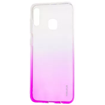 Evelatus custodia TPU Gradient per Samsung Galaxy A20e rosso rosa
