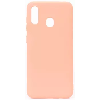 Evelatus Samsung Galaxy A20E custodia in silicone nano Soft Touch TPU beige