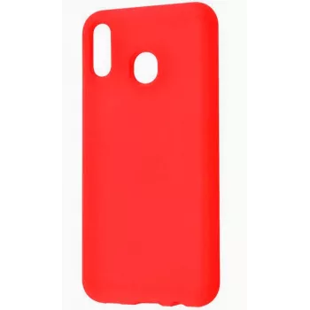 Evelatus Samsung Galaxy A20e cover in silicone nano soft touch TPU rossa