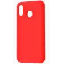 Evelatus Samsung Galaxy A20e cover in silicone nano soft touch TPU rossa