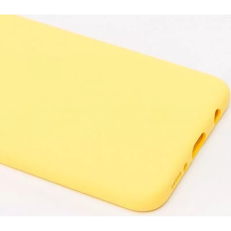 Evelatus Samsung Galaxy A20E Custodia in silicone nano Soft Touch TPU gialla