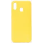 Evelatus Samsung Galaxy A20E Custodia in silicone nano Soft Touch TPU gialla