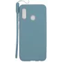 Evelatus custodia in silicone Soft Touch per Samsung Galaxy A20e con cinturino blu