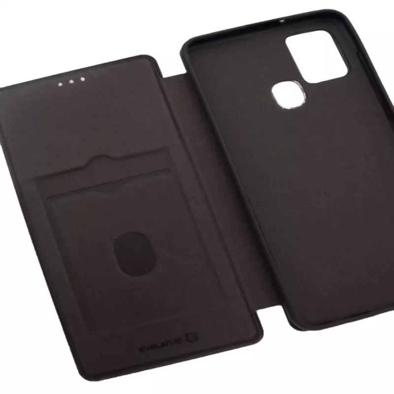 Evelatus Samsung Galaxy A21s custodia a libro nero