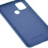 Evelatus Samsung Galaxy A21s Cover in silicone nano soft touch TPU blu