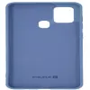Evelatus Samsung Galaxy A21s Cover in silicone nano soft touch TPU blu