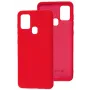 Evelatus Custodia in Silicone Nano Soft Touch TPU per Samsung Galaxy A21s Rosso