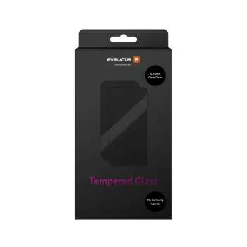 Evelatus Samsung Galaxy A22 Pellicola protettiva in vetro temperato piatta trasparente 0,33 mm con colla giapponese e rivestimento antistatico