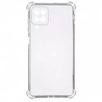 Evelatus Samsung Galaxy A22 4G Custodia militare antishock in silicone TPU trasparente