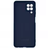 Evelatus Samsung Galaxy A22 4G Cover in Silicone Nano Soft Touch TPU Blu Navy