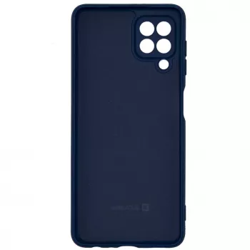 Evelatus Samsung Galaxy A22 4G Cover in Silicone Nano Soft Touch TPU Blu Navy