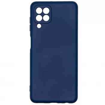 Evelatus Samsung Galaxy A22 4G Cover in Silicone Nano Soft Touch TPU Blu Navy