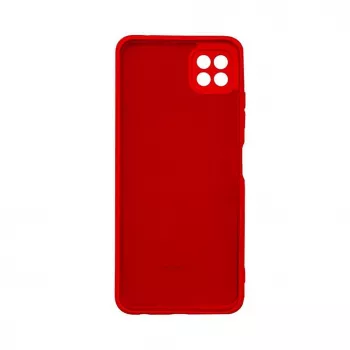 Evelatus Samsung Galaxy A22 5G Custodia in silicone nano Soft Touch TPU rossa