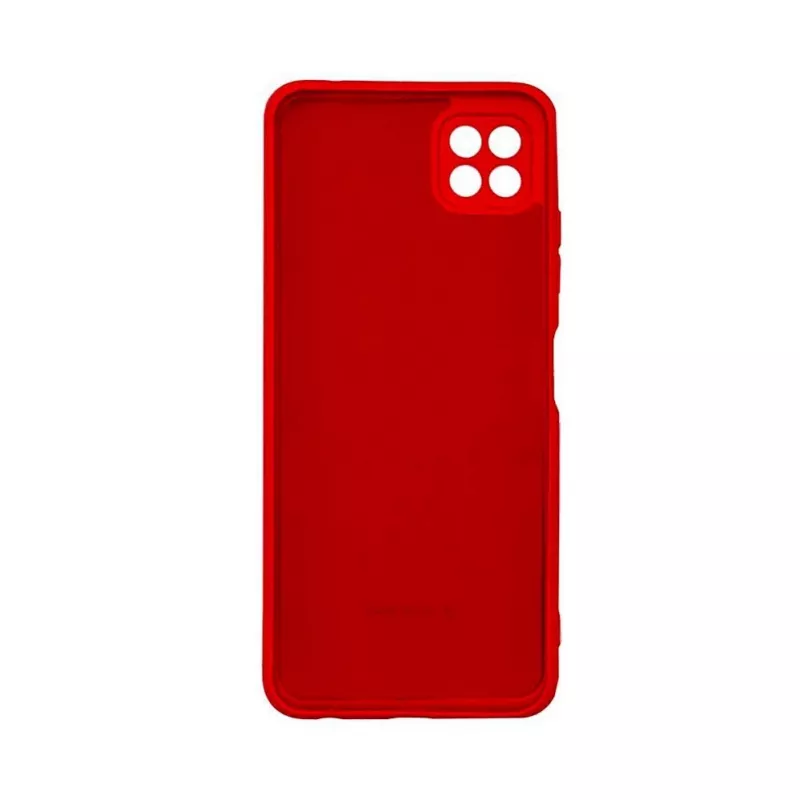 Evelatus Samsung Galaxy A22 5G Custodia in silicone nano Soft Touch TPU rossa