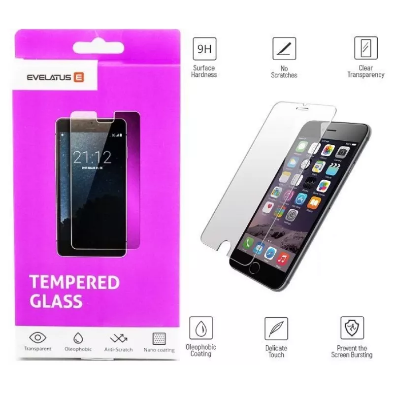 Evelatus Samsung Galaxy A3 2017 A320 Cover Posteriore in TPU Trasparente