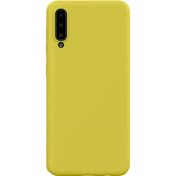 Evelatus Samsung Galaxy A30s/A50/A50s Custodia in silicone nano Soft Touch TPU gialla