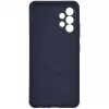 Evelatus Custodia in silicone Premium Soft Touch per Samsung Galaxy A32 blu