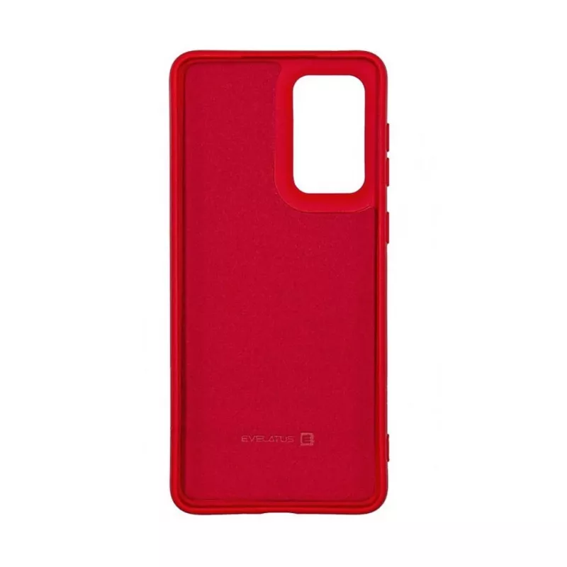 Evelatus Samsung Galaxy A33 5G Custodia in silicone nano Soft Touch TPU rossa