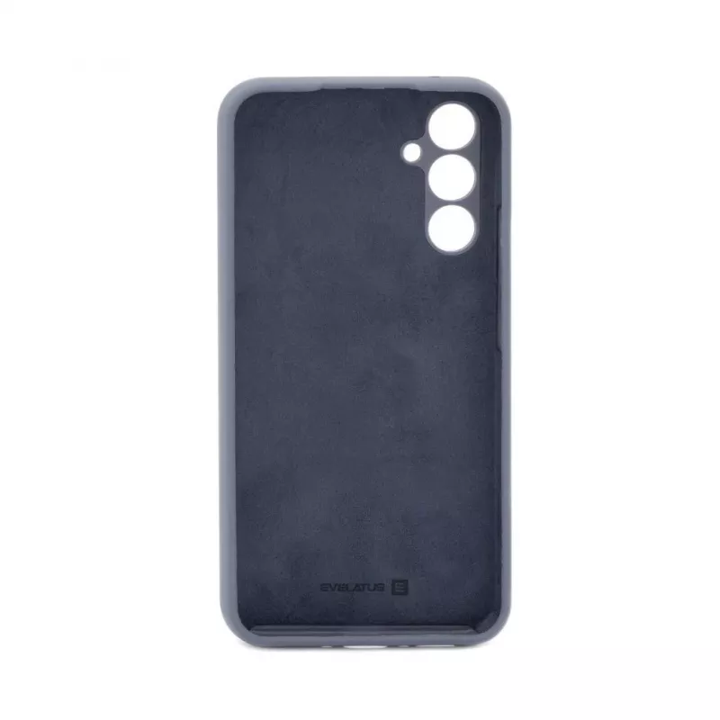 Evelatus Custodia in silicone Premium Soft Touch per Samsung Galaxy A34 5G blu mezzanotte