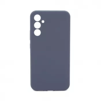 Evelatus Custodia in silicone Premium Soft Touch per Samsung Galaxy A34 5G blu mezzanotte
