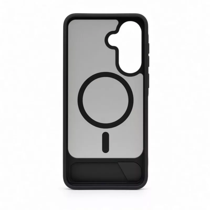 Evelatus Samsung Galaxy A37 / A36 Custodia MagSafe gommata con supporto nera