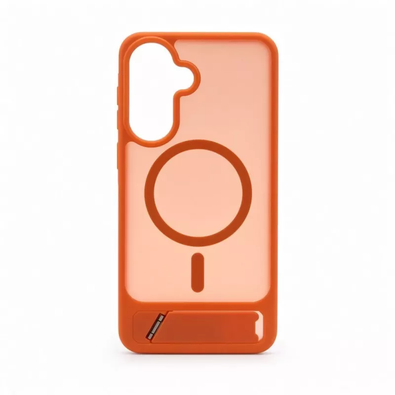 Evelatus Samsung Galaxy A37 / A36 Custodia MagSafe gommata con supporto arancione