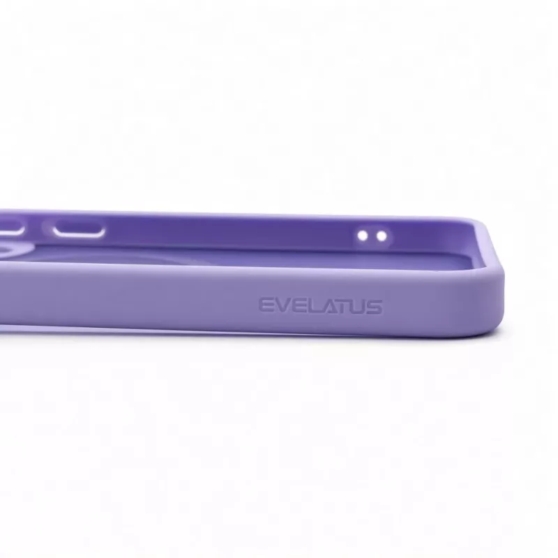 Evelatus Samsung Galaxy A37 / A36 Custodia Shield con MagSafe e supporto, anello opaco, lilla lavanda