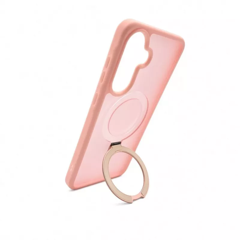 Evelatus Custodia Shield per Samsung Galaxy A37 / A36 con MagSafe e supporto, opaco, rosa chiaro